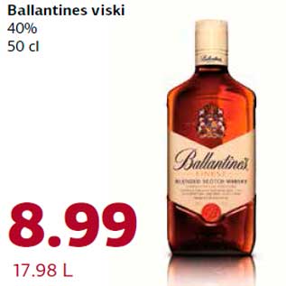 Allahindlus - Ballantines viski