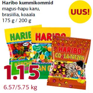 Allahindlus - Haribo kummikommid