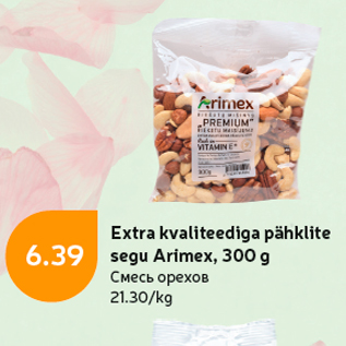 Allahindlus - Extra kvaliteediga pähklite segu Arimex, 300 g