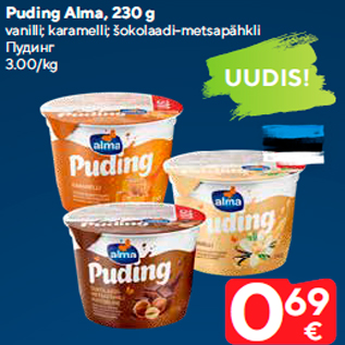 Allahindlus - Puding Alma, 230 g