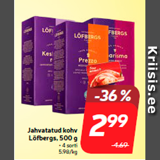 Allahindlus - Jahvatatud kohv Löfbergs, 500 g