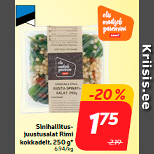 Allahindlus - Sinihallitusjuustusalat Rimi kokkadelt, 250 g*