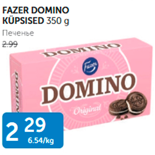 Allahindlus - FAZER DOMINO KÜPSISED 350 G