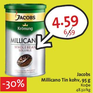 Allahindlus - Jacobs Millicano Tin kohv, 95 g