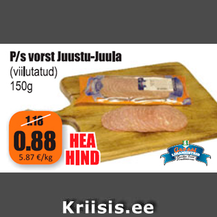 Allahindlus - P/s vorst Juustu-Juula