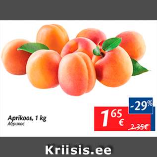 Allahindlus - Aprikoos, 1 kg