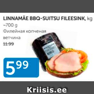 Allahindlus - LINNAMÄE BBQ-SUITSU FILEESINK, KG