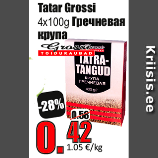 Allahindlus - Tatar Grossi