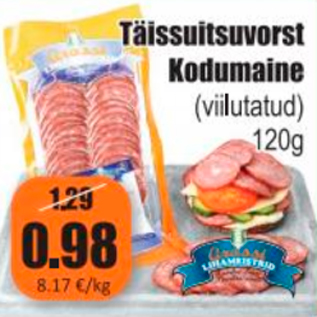 Allahindlus - Täissuitsuvorst Kodumaine