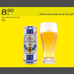 Allahindlus - Õlu Oettinger Pils