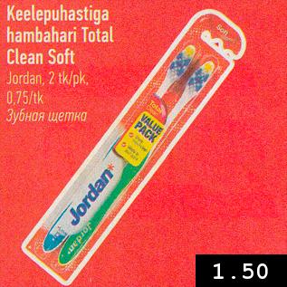 Allahindlus - Keelepuhastiga hambahari Total Clean Soft