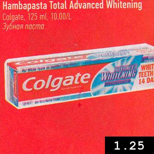 Allahindlus - Hambapasta Total Advanced Whitening