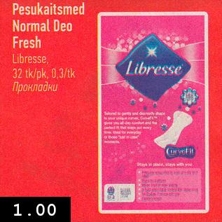 Allahindlus - Pesukaitsmed Normal Deo Fresh