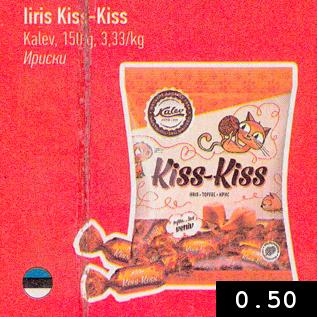 Allahindlus - Iiris Kiss-Kiss Kalev, 150 g, 3,33/kg