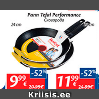 Allahindlus - Pann Tefal Performance