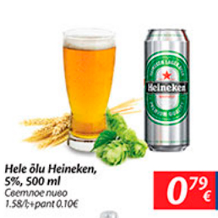 Allahindlus - Hele õlu Heineken