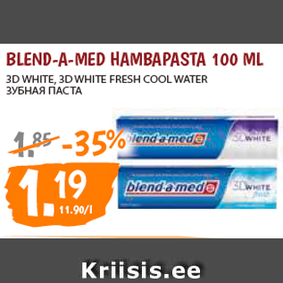 Allahindlus - BLEND-A-MED HAMBAPASTA 100 ML