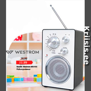 Allahindlus - Raadio Westrom MR-955