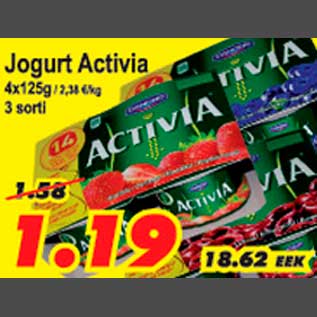 Allahindlus - Jogurt Activia