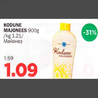 Allahindlus - KODUNE MAJONEES 900g