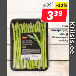 Allahindlus - Rimi minispargel, 200 g