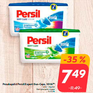 Allahindlus - Pesukapslid Persil Expert Duo-Caps, 30 tk**