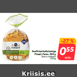 Allahindlus - Keefirisai kaltsiumiga Finest, Fazer, 350 g