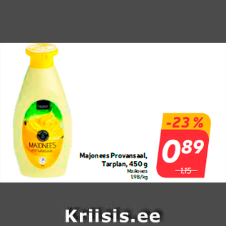 Allahindlus - Majonees Provansaal, Tarplan, 450 g