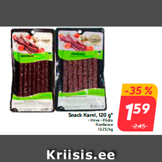 Allahindlus - Snack Karni, 120 g*