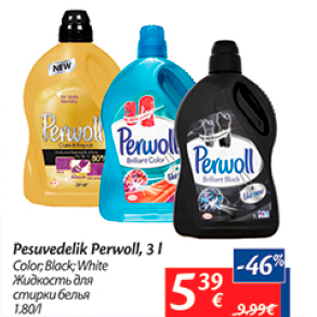 Allahindlus - Pesuvedelik Perwoll, 3 l