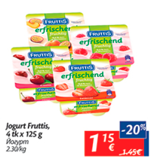 Allahindlus - Jogurt Fruttis