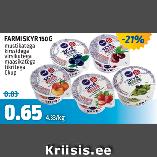 Allahindlus - FARMI SKYR 150 G