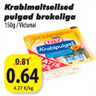 Allahindlus - Krabimaitselised pulgad brokoliga