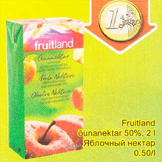 Allahindlus - Fruitland õunanektar 50%,2l