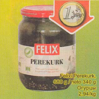 Allahindlus - Felixi Perekurk, 680g/neto 340 g