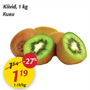 Allahindlus - Kiivid, 1 kg