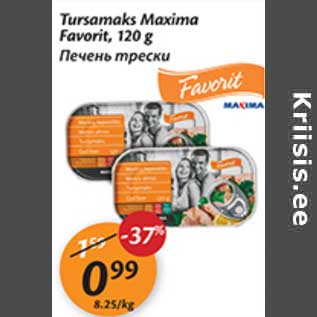 Allahindlus - Tursamaks Maxima Favorit, 120 g