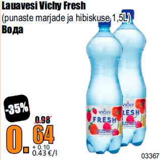 Allahindlus - Lauavesi Vichy Fresh