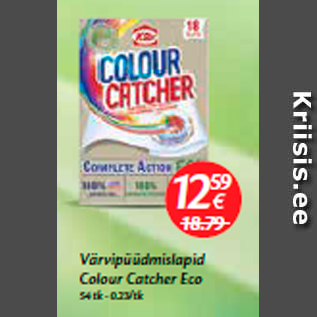 Allahindlus - Värvipüüdmislapid Colour Catcher Eco 54 tk - 0.23/tk