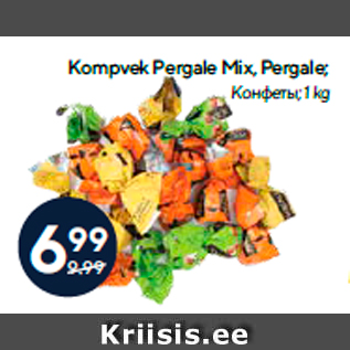 Allahindlus - Kompvek Pergale Mix, Pergale; 1 kg