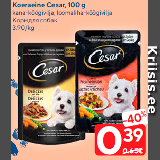 Allahindlus - Koeraeine Cesar, 100 g