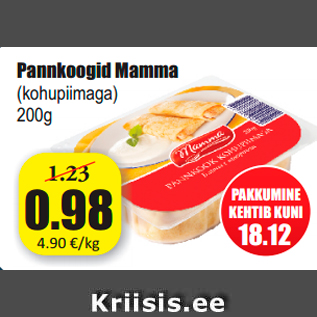 Allahindlus - Pannkoogid Mamma