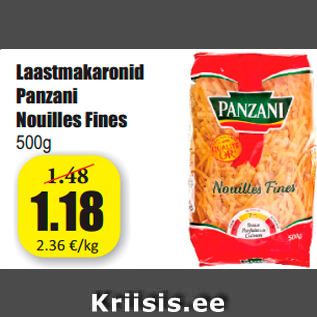 Allahindlus - Laastmakaronid Panzani Nouilles Fines 500g