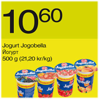 Allahindlus - Jogurt Jogobella