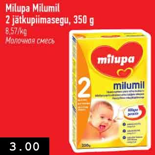 Allahindlus - Milupa Milumil 2 jätkupiimasegu, 350 g