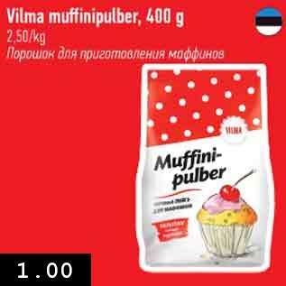 Allahindlus - Vilma muffinipulber, 400 g