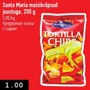 Allahindlus - Santa Maria maisikrõpsud juustuga, 200 g