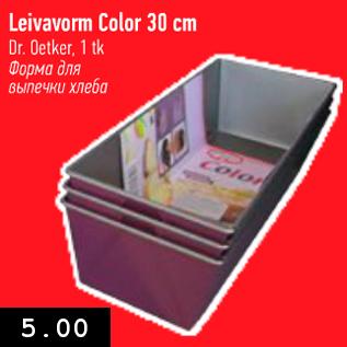 Allahindlus - Leivavorm Color 30 cm