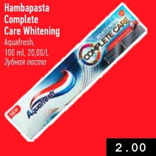 Allahindlus - Hambapasta Complete Care Whitening