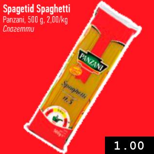 Allahindlus - Spagetid Spaghetti